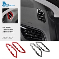 AIRSPEED Carbon Fiber For BMW 1 Series 2 Series F40 F44 Car Dashboard Side Air Vent Frame Cover Trim