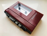 罕有紅色懷舊隨身聽卡帶機卡式機三洋Sanyo M4440 不是MD Walkman Discman boombox 媲美Sony WM-D6C