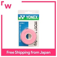 YONEX Tennis Badminton Grip Tape Moist Super Grip (3 Pieces) AC1483 Powder Pink