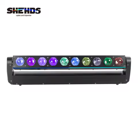 1/2pcs LED 10x40W RGBW 4in1Beam Moving Head Light Wall Wash DJ Disco Stage Show Party Bar Dance Floo