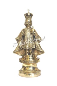 Sto. Nino de Cebu 15 inches Brass Bronze