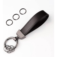 Turcee Leather Car Keychain, Creative Personality Leather Key Fob, Universal Key Fob Keychain for Me