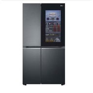 LG 655L Side by Side Fridge in Matte Black Finish GC-V257CQFW
