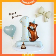 Balloon number 1 for baby showers