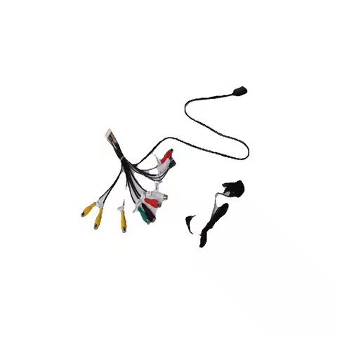 1Piece 20 Pin RCA Output Cable with Microphone Universal Adapter For Teyes Radios