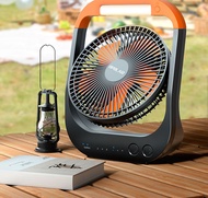 OPOLAR 8 inch 20000mAh Camping Fan with LED Lantern and Hook 90hrs Rechargeable Battery USB Fan with 4 Speeds 350°Head Rotation Desk Table Fan for Outdoor Tent Travel Picnic