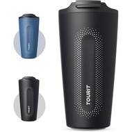 TOURIT Travel Coffee Mug 16 oz, Insulated Coffee Cups with Flip Lid, Stainless Steel Double Wall Vac