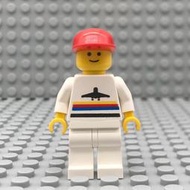 LEGO樂高經典城市機場飛機系列地勤人仔air003絕版稀有6687 6392