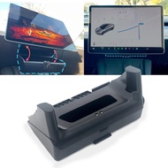 Tesla Sunglass Holder for Tesla Model 3 and Model Y with Extra Under Screen Storage - Hidden Tesla C