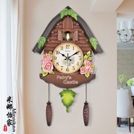Living Room Wall Clock Creative Cuckoo Time Signal Clock Cartoon Decoration Domestic Clock Children's Room Personalized Bird Clock