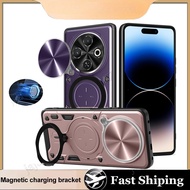 Slide Camera Case For Vivo X300 Pro 5G X200 FE Global X200 Pro Armor Magnetic Ring Stand Protective 