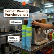 CONTENTS 3 Plastic Cups Iced Tea Cups Beer Cups Small Handled Cups - Aestha Heat Resistant Drinking 