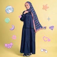 naelofar Polly Pocket x Naelofar Dress Lagoon size XS new ready stock