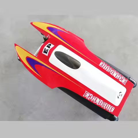 DT M380 Lightning Fiberglass Brushless RC Boat/ Catamaran with Motor 2435 KV2700/ 40A ESC/ 17g Servo