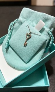 Tiffany&amp;co. Keys愛心鑰匙純銀項鍊