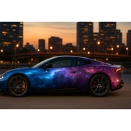 Car Decorations Exterior Red Black Dynamic Stripes - Waterproof UV-Resistant Cars Side Decals Car De