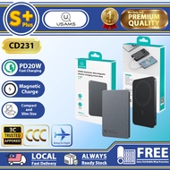 USAMS Wireless Power Bank 10000 Mah power bank slim power bank fast charge wireless power bank PD20W