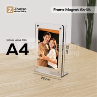 A3 A4 Acrylic Magnetic Frame Custom Size Acrylic Photo Frame Modern Minimalist Aesthetic Photo Frame