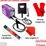 Lakoni Mesin Las Listrik 450 Watt PAKET LENGKAP