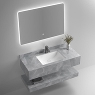 Q-6/H1F2X Fixed Stone Plate Seamless Connection Whole Washbin Hotel Style Apartment Bathroom Hand Wa