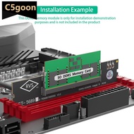 C5GOON Laptop DDR5 RAM to SO DDR5 U-DIMM Desktop Adapter Card Memory Tester SO DDR5 to DDR5 U-DIMM C