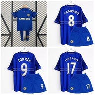 2012-13 Season Chelsea Retro Home Football Kids Jersey Kit Lampard Torres Hazard Sports Sets For Chi