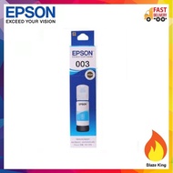 100% Original Epson 003 Ink Cyan color (Ready Stock)