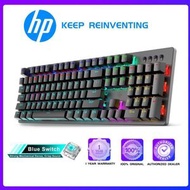hp - U73 全城熱賣 - GK100F Gaming gear 機械式有線電競鍵盤 RGB流彩眩光 Gaming Keyboard 機械鍵盤 青軸 黑色底板【平行進口】