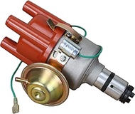 AIP Electronics Complete 034 Single Vacuum Dual Advance Points Ignition Distributor Compatible with 