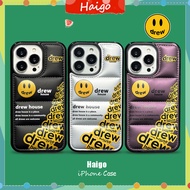 Hard Plastic Phone Case Down jacket DREW Label suitable for iPhone 17 Air 16 16PRO 16PROMAX 15 15PRO