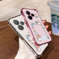 Casing Realme note 50 C53 C51 C61 C63 C65 C67 C75 Narzo N63 phone case for NEW Silicone Four corner 
