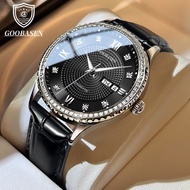 Laurite Luxury Fake Mechanical Watch Men's Watch Waterproof Belt Quartz Watch 7BCQ