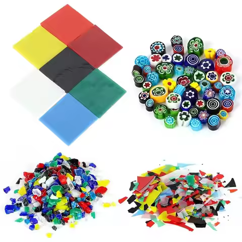 Fresh For Jewelry Making Supplies 3Bags/84G COE90 Dichroic Glass Scrap Assorted Fusible Glass Fusing
