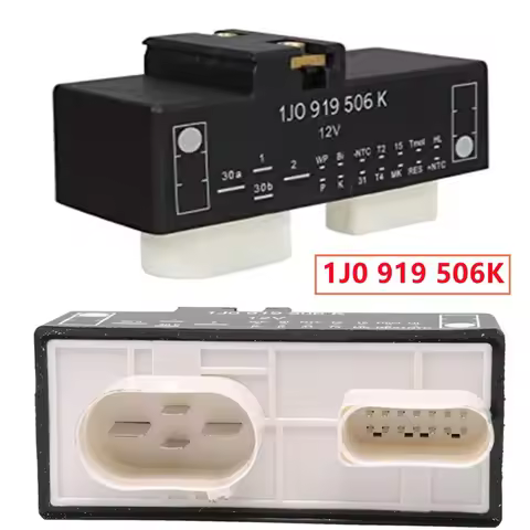 1PCS 1J0919506K Cooling Fan Control Relay Module 1J0 919 506 K 1J0 919 506K For VW Audi A3 TT Golf J