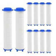 10 Pcs Shower Head Filter, 3.94In PP Filter Cartridge Replacement Water Filters For Hard Water, Sedi