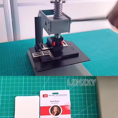 Heavy-Duty Slot Metal Single Hole Puncher 1-Hole Paper Punch 0.1-1.5MM Capacity for ID Card PVC Phot