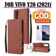 WALLET hp FOR VIVO Y20 (2021) NEW LEATHER FLIP CASE VIVO Y20 (2021) NEW