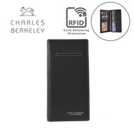 Charles Berkeley Arthur Men's Calf Leather Long Wallet with RFID Anti-Theft Protection (XY-1928)
