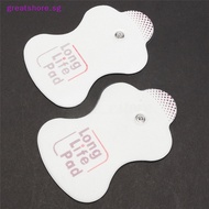 greatshore  10 Pcs Electrode Replacement Pads For Omron Massagers Elepuls Long Life Pad
  SG