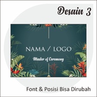 CUE CARD MC / CUE CARD AKRILIK / KARTU PEMBAWA ACARA / PAPAN FLIPCHART