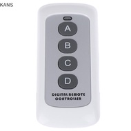 Kans 1Pc 433MHz 4 Button EV1527 Code Remote Control Transmitter Wireless Key vn