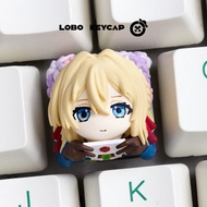 Wellit Series Keycap Unique Cute Creative Resin Girl Mechanical Keyboard Single Keycap ESC ESC