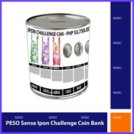 ▽ ➸ ◞ Peso sense ipon challenge coin bank peso coins ipon challenge savings challenge fund box alka