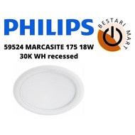 PHILIPS 59524 18W (3000K / 4000K / 65000K) -7" INCH LED MARCASITE DOWNLIGHT RECESSED (ROUND)