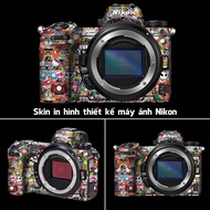 Skin Sticker for Nikon Camera Z5,Z6/Z7,Z6II/Z7II,Zf,D610,D750,D850,D5300,D7200,D810,D800E,D4/4S,D5