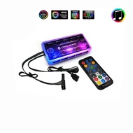 Fan Case Led RGB Coolmoon Ngọc Bích - Dual Ring Có Hub Led RGB (Bộ Bao Gồm Fan+Hub+Remote)