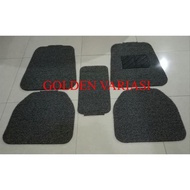 Vermicelli Carpet - Carpet 2-Row Ecosport Carmie Black Grey