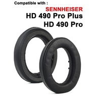1 pair of headphone ear pads suitable for Sennheiser HD 490 Pro/HD 490 Pro Plus, replacing headphone
