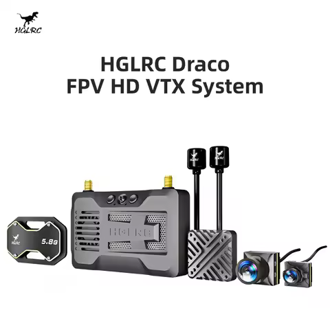 HGLRC Draco FPV HD VTX System 5.8G 1W Air Unit A1 Lite+ A1 Pro A2 Pro Night Vision Ground Unit Digit