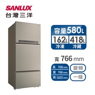 台灣三洋 580公升三門變頻冰箱 SR-C580CV1A